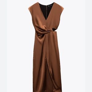 Zara satin dress